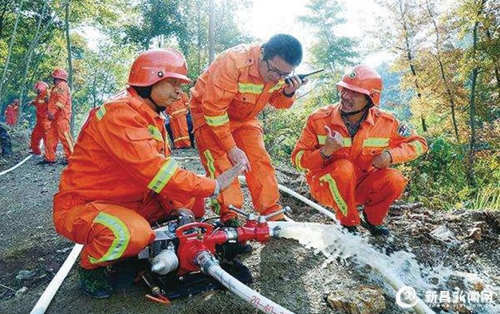 便携式聚氨酯森林消防水带