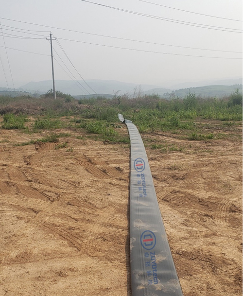 页岩油气开发大口径矿用聚氨酯软管